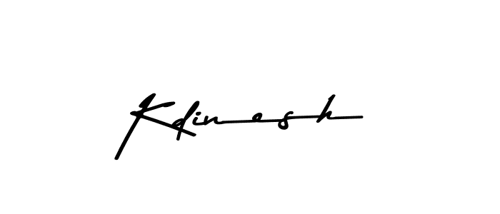 How to make Kdinesh name signature. Use Asem Kandis PERSONAL USE style for creating short signs online. This is the latest handwritten sign. Kdinesh signature style 9 images and pictures png