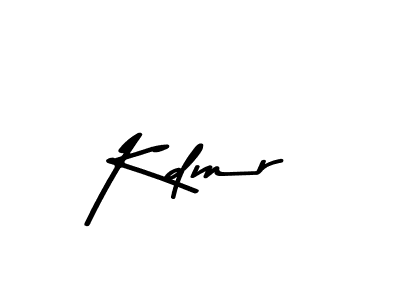 Make a beautiful signature design for name Kdmr. With this signature (Asem Kandis PERSONAL USE) style, you can create a handwritten signature for free. Kdmr signature style 9 images and pictures png