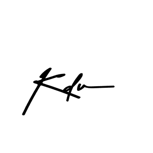 Also we have Kdu name is the best signature style. Create professional handwritten signature collection using Asem Kandis PERSONAL USE autograph style. Kdu signature style 9 images and pictures png