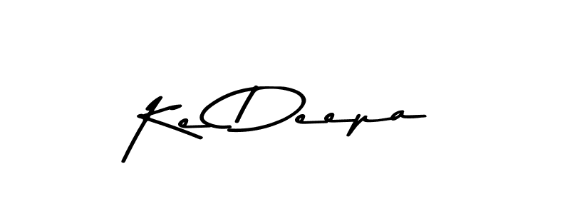 Asem Kandis PERSONAL USE is a professional signature style that is perfect for those who want to add a touch of class to their signature. It is also a great choice for those who want to make their signature more unique. Get Ke Deepa name to fancy signature for free. Ke Deepa signature style 9 images and pictures png