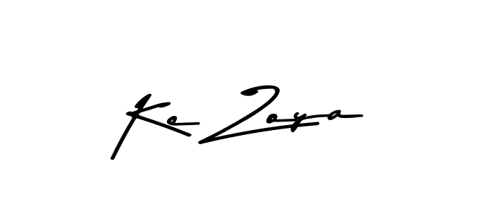 You should practise on your own different ways (Asem Kandis PERSONAL USE) to write your name (Ke Zoya) in signature. don't let someone else do it for you. Ke Zoya signature style 9 images and pictures png