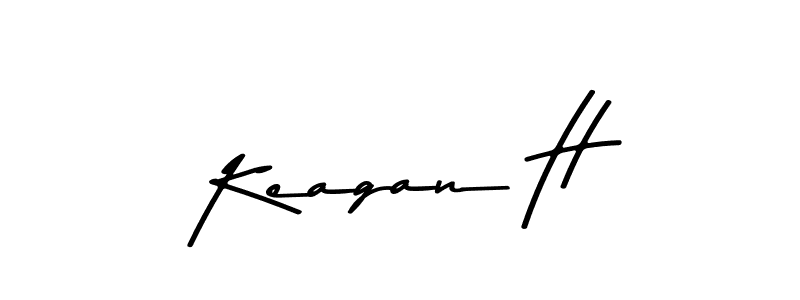 Use a signature maker to create a handwritten signature online. With this signature software, you can design (Asem Kandis PERSONAL USE) your own signature for name Keagan H. Keagan H signature style 9 images and pictures png