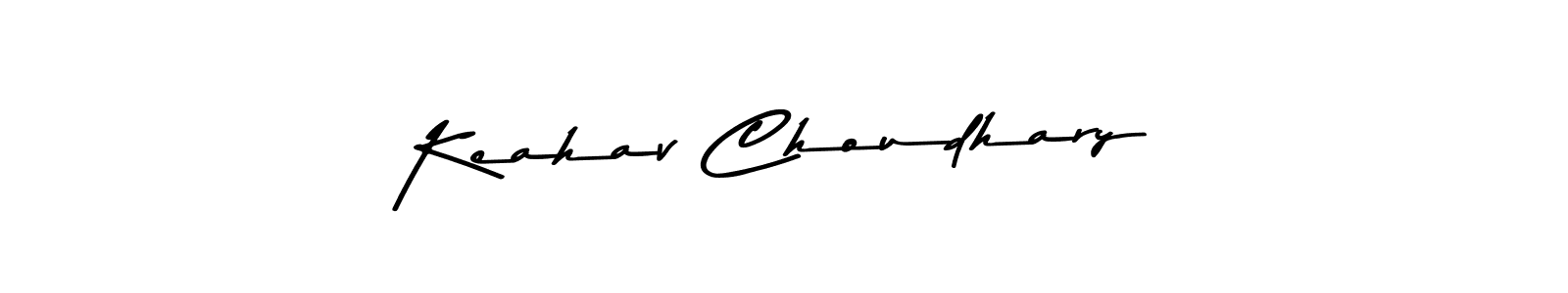 Also You can easily find your signature by using the search form. We will create Keahav Choudhary name handwritten signature images for you free of cost using Asem Kandis PERSONAL USE sign style. Keahav Choudhary signature style 9 images and pictures png