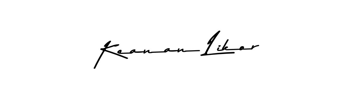 Asem Kandis PERSONAL USE is a professional signature style that is perfect for those who want to add a touch of class to their signature. It is also a great choice for those who want to make their signature more unique. Get Keanan Likor name to fancy signature for free. Keanan Likor signature style 9 images and pictures png