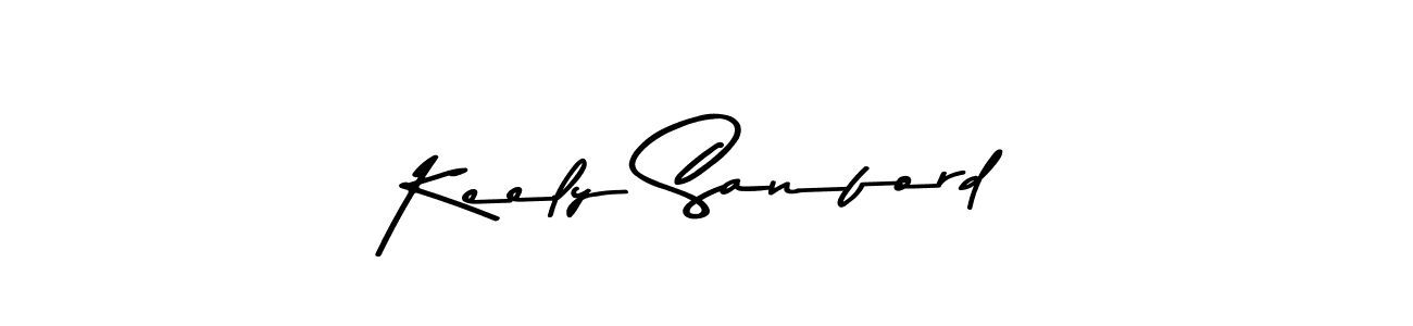 Design your own signature with our free online signature maker. With this signature software, you can create a handwritten (Asem Kandis PERSONAL USE) signature for name Keely Sanford. Keely Sanford signature style 9 images and pictures png