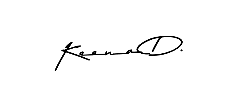 This is the best signature style for the Keena D. name. Also you like these signature font (Asem Kandis PERSONAL USE). Mix name signature. Keena D. signature style 9 images and pictures png