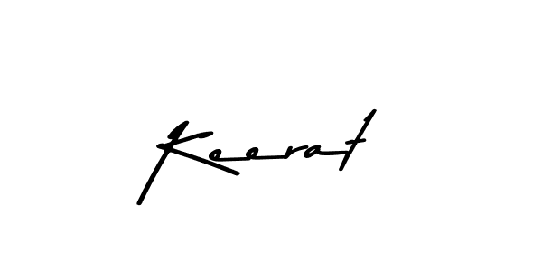 How to make Keerat name signature. Use Asem Kandis PERSONAL USE style for creating short signs online. This is the latest handwritten sign. Keerat signature style 9 images and pictures png