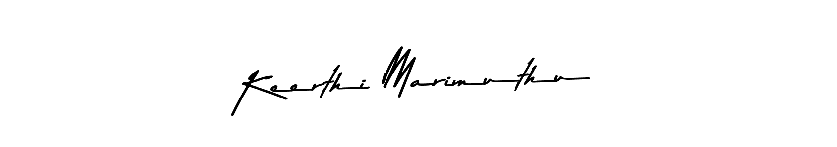 How to make Keerthi Marimuthu signature? Asem Kandis PERSONAL USE is a professional autograph style. Create handwritten signature for Keerthi Marimuthu name. Keerthi Marimuthu signature style 9 images and pictures png