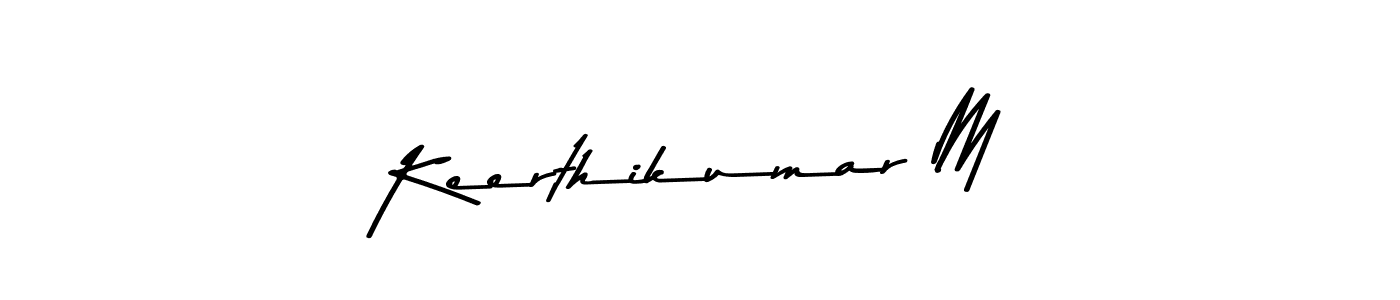 Similarly Asem Kandis PERSONAL USE is the best handwritten signature design. Signature creator online .You can use it as an online autograph creator for name Keerthikumar M. Keerthikumar M signature style 9 images and pictures png