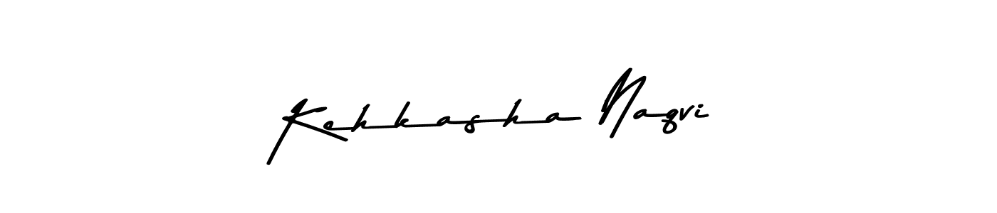 Make a beautiful signature design for name Kehkasha Naqvi. With this signature (Asem Kandis PERSONAL USE) style, you can create a handwritten signature for free. Kehkasha Naqvi signature style 9 images and pictures png