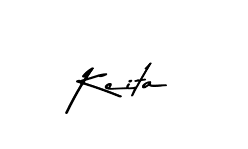 Create a beautiful signature design for name Keita. With this signature (Asem Kandis PERSONAL USE) fonts, you can make a handwritten signature for free. Keita signature style 9 images and pictures png