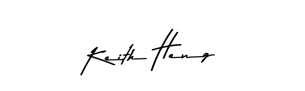 Design your own signature with our free online signature maker. With this signature software, you can create a handwritten (Asem Kandis PERSONAL USE) signature for name Keith Heng. Keith Heng signature style 9 images and pictures png