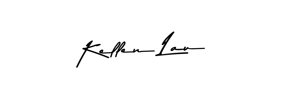 How to make Kellen Lau name signature. Use Asem Kandis PERSONAL USE style for creating short signs online. This is the latest handwritten sign. Kellen Lau signature style 9 images and pictures png
