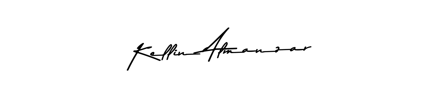How to make Kellin Almanzar name signature. Use Asem Kandis PERSONAL USE style for creating short signs online. This is the latest handwritten sign. Kellin Almanzar signature style 9 images and pictures png
