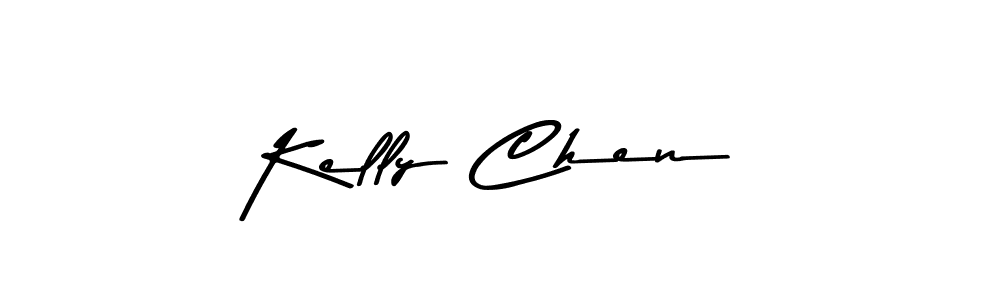 Kelly Chen stylish signature style. Best Handwritten Sign (Asem Kandis PERSONAL USE) for my name. Handwritten Signature Collection Ideas for my name Kelly Chen. Kelly Chen signature style 9 images and pictures png