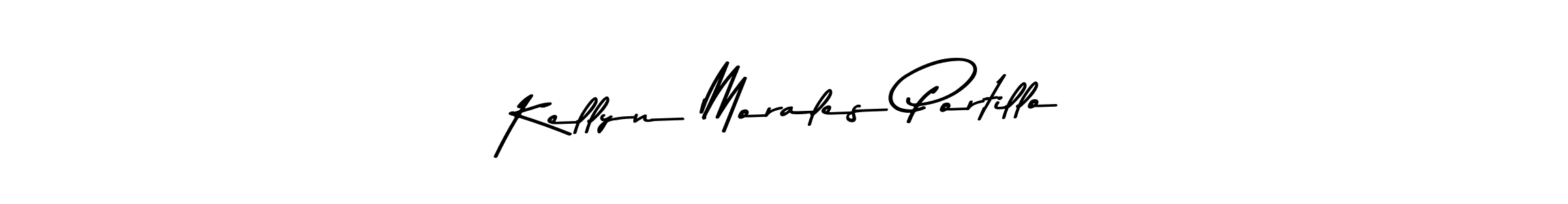 if you are searching for the best signature style for your name Kellyn Morales Portillo. so please give up your signature search. here we have designed multiple signature styles  using Asem Kandis PERSONAL USE. Kellyn Morales Portillo signature style 9 images and pictures png