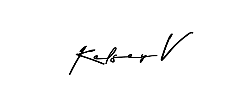 Use a signature maker to create a handwritten signature online. With this signature software, you can design (Asem Kandis PERSONAL USE) your own signature for name Kelsey V. Kelsey V signature style 9 images and pictures png