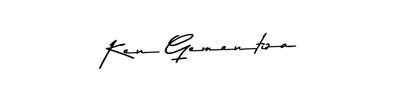 Use a signature maker to create a handwritten signature online. With this signature software, you can design (Asem Kandis PERSONAL USE) your own signature for name Ken Gementiza. Ken Gementiza signature style 9 images and pictures png