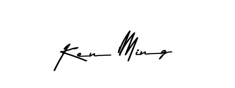 Create a beautiful signature design for name Ken Ming. With this signature (Asem Kandis PERSONAL USE) fonts, you can make a handwritten signature for free. Ken Ming signature style 9 images and pictures png