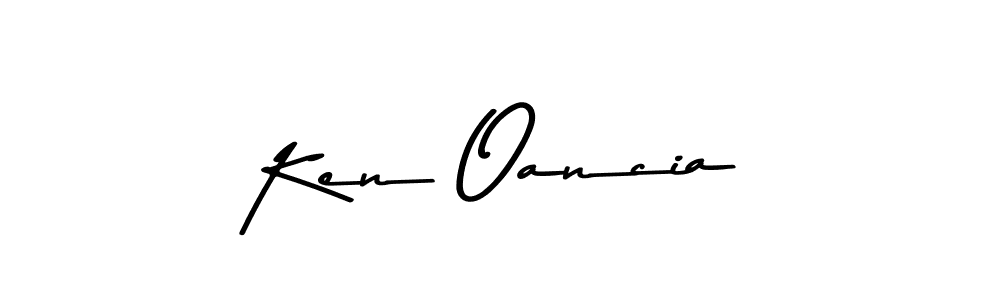 Asem Kandis PERSONAL USE is a professional signature style that is perfect for those who want to add a touch of class to their signature. It is also a great choice for those who want to make their signature more unique. Get Ken Oancia name to fancy signature for free. Ken Oancia signature style 9 images and pictures png