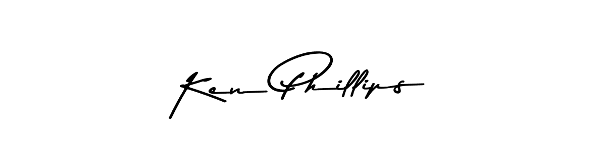 Make a beautiful signature design for name Ken Phillips. With this signature (Asem Kandis PERSONAL USE) style, you can create a handwritten signature for free. Ken Phillips signature style 9 images and pictures png