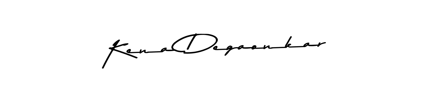 Also we have Kena Degaonkar name is the best signature style. Create professional handwritten signature collection using Asem Kandis PERSONAL USE autograph style. Kena Degaonkar signature style 9 images and pictures png
