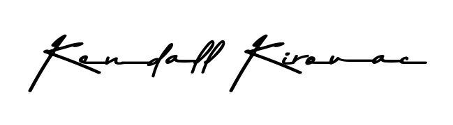 Make your name Kendall Kirouac memorable on every contract using Asem Kandis PERSONAL USE autograph style. Instant transparent background export available. Kendall Kirouac signature style 9 images and pictures png