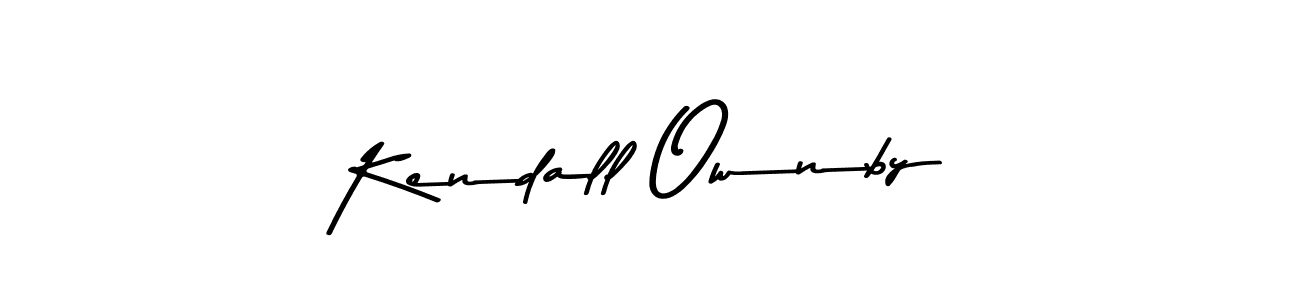Kendall Ownby stylish signature style. Best Handwritten Sign (Asem Kandis PERSONAL USE) for my name. Handwritten Signature Collection Ideas for my name Kendall Ownby. Kendall Ownby signature style 9 images and pictures png