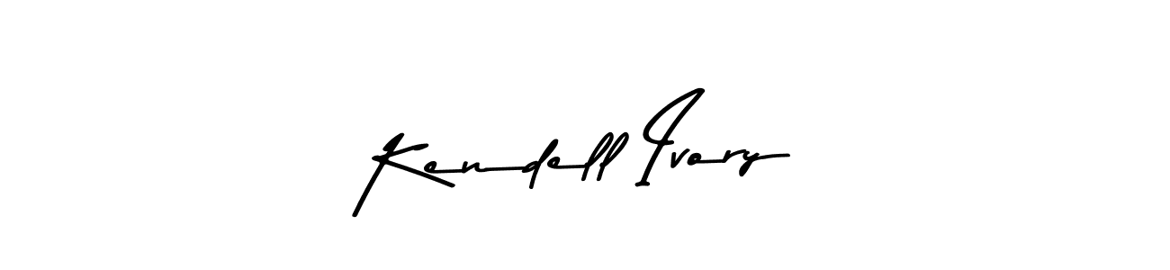 Make a beautiful signature design for name Kendell Ivory. With this signature (Asem Kandis PERSONAL USE) style, you can create a handwritten signature for free. Kendell Ivory signature style 9 images and pictures png
