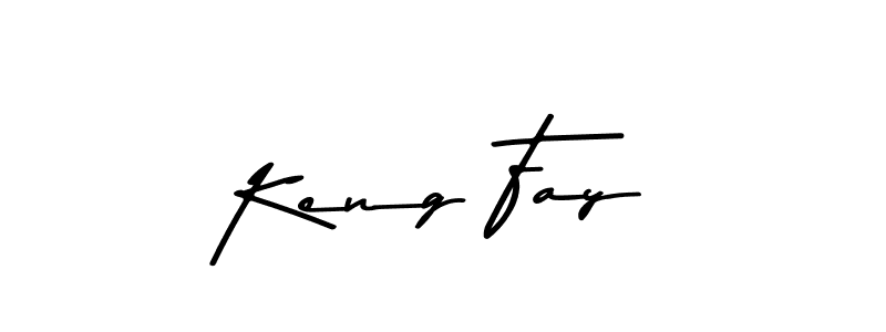 Make a beautiful signature design for name Keng Fay. With this signature (Asem Kandis PERSONAL USE) style, you can create a handwritten signature for free. Keng Fay signature style 9 images and pictures png