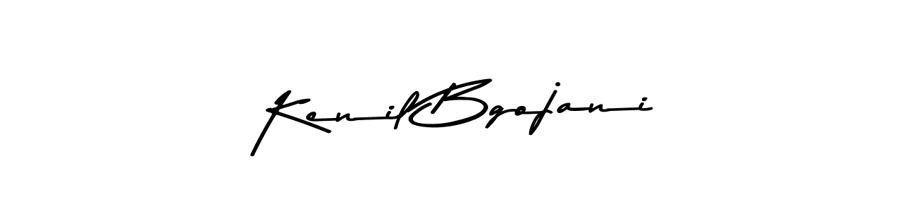 Also we have Kenil Bgojani name is the best signature style. Create professional handwritten signature collection using Asem Kandis PERSONAL USE autograph style. Kenil Bgojani signature style 9 images and pictures png