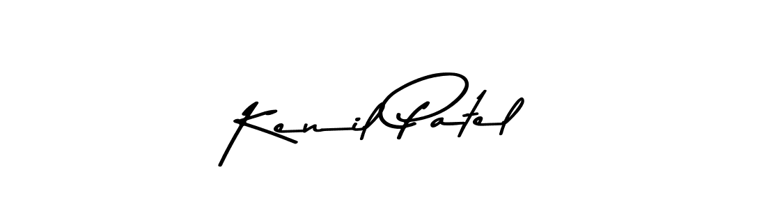 The best way (Asem Kandis PERSONAL USE) to make a short signature is to pick only two or three words in your name. The name Kenil Patel include a total of six letters. For converting this name. Kenil Patel signature style 9 images and pictures png