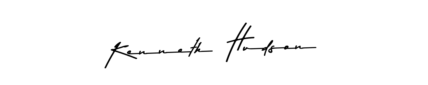 Kenneth  Hudson stylish signature style. Best Handwritten Sign (Asem Kandis PERSONAL USE) for my name. Handwritten Signature Collection Ideas for my name Kenneth  Hudson. Kenneth  Hudson signature style 9 images and pictures png