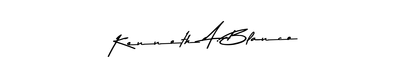 Similarly Asem Kandis PERSONAL USE is the best handwritten signature design. Signature creator online .You can use it as an online autograph creator for name Kenneth A. Blanco. Kenneth A. Blanco signature style 9 images and pictures png