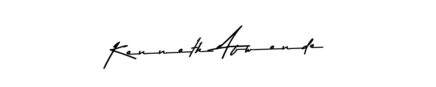 Make a beautiful signature design for name Kenneth Afwende. With this signature (Asem Kandis PERSONAL USE) style, you can create a handwritten signature for free. Kenneth Afwende signature style 9 images and pictures png