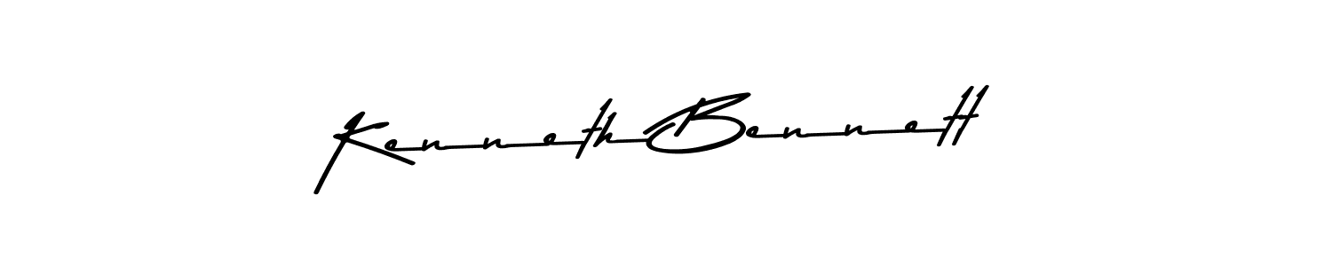 Use a signature maker to create a handwritten signature online. With this signature software, you can design (Asem Kandis PERSONAL USE) your own signature for name Kenneth Bennett. Kenneth Bennett signature style 9 images and pictures png