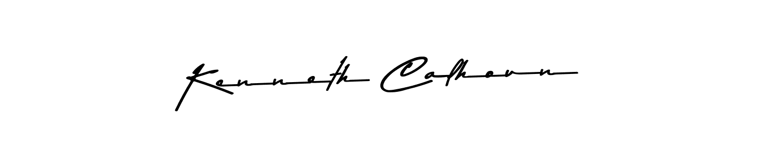 Use a signature maker to create a handwritten signature online. With this signature software, you can design (Asem Kandis PERSONAL USE) your own signature for name Kenneth Calhoun. Kenneth Calhoun signature style 9 images and pictures png