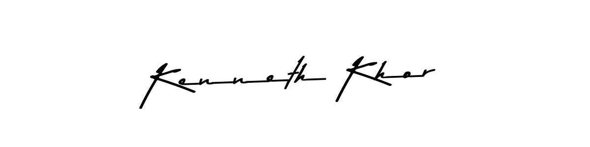 You should practise on your own different ways (Asem Kandis PERSONAL USE) to write your name (Kenneth Khor) in signature. don't let someone else do it for you. Kenneth Khor signature style 9 images and pictures png