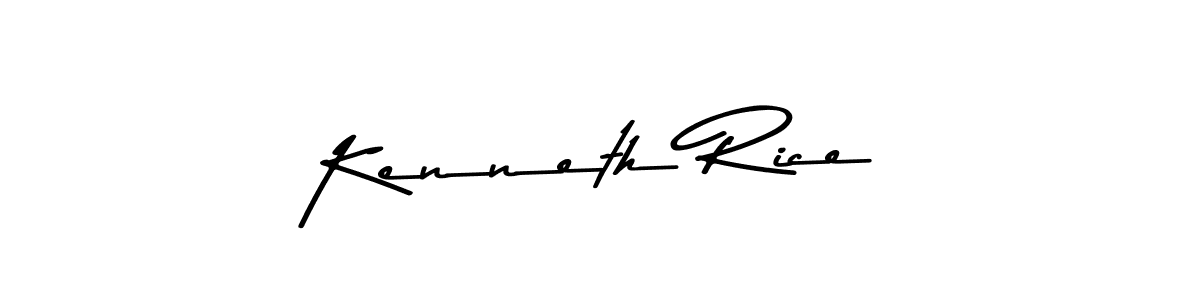 Create a beautiful signature design for name Kenneth Rice. With this signature (Asem Kandis PERSONAL USE) fonts, you can make a handwritten signature for free. Kenneth Rice signature style 9 images and pictures png