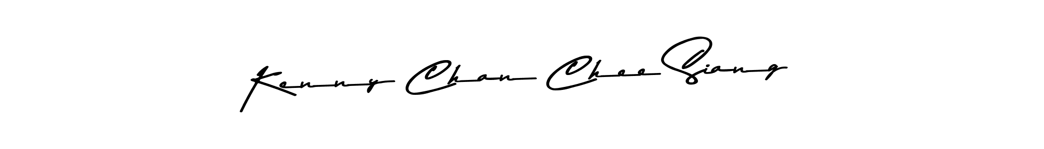Create a beautiful signature design for name Kenny Chan Chee Siang. With this signature (Asem Kandis PERSONAL USE) fonts, you can make a handwritten signature for free. Kenny Chan Chee Siang signature style 9 images and pictures png