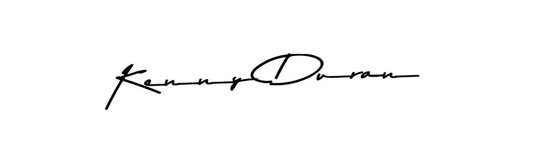 Make a beautiful signature design for name Kenny Duran. With this signature (Asem Kandis PERSONAL USE) style, you can create a handwritten signature for free. Kenny Duran signature style 9 images and pictures png
