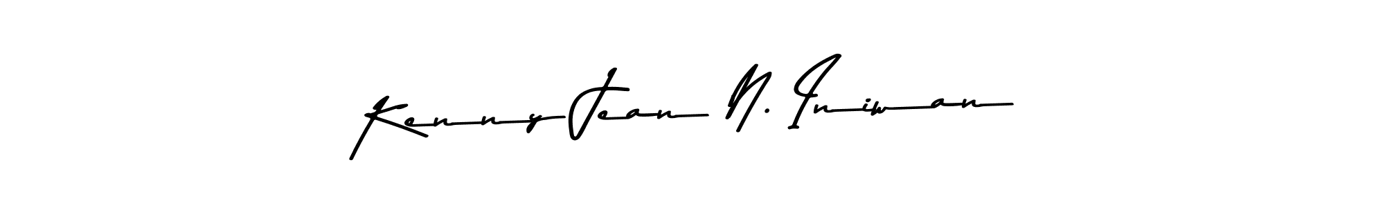 if you are searching for the best signature style for your name Kenny Jean N. Iniwan. so please give up your signature search. here we have designed multiple signature styles  using Asem Kandis PERSONAL USE. Kenny Jean N. Iniwan signature style 9 images and pictures png