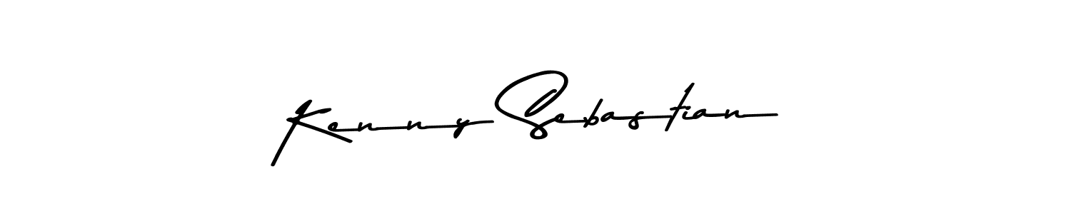 How to make Kenny Sebastian name signature. Use Asem Kandis PERSONAL USE style for creating short signs online. This is the latest handwritten sign. Kenny Sebastian signature style 9 images and pictures png