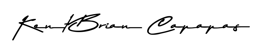 A timeless handwritten aesthetic for Kent Brian Capapas. The Asem Kandis PERSONAL USE font gives your signature a handcrafted feel with natural curves. Kent Brian Capapas signature style 9 images and pictures png