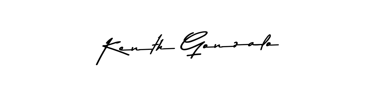 This is the best signature style for the Kenth Gonzalo name. Also you like these signature font (Asem Kandis PERSONAL USE). Mix name signature. Kenth Gonzalo signature style 9 images and pictures png