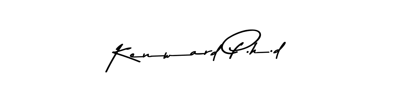 You should practise on your own different ways (Asem Kandis PERSONAL USE) to write your name (Kenward P.h.d) in signature. don't let someone else do it for you. Kenward P.h.d signature style 9 images and pictures png