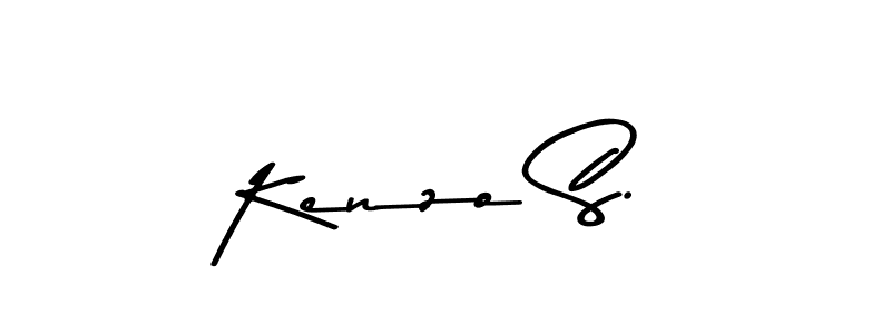 Make a beautiful signature design for name Kenzo S.. With this signature (Asem Kandis PERSONAL USE) style, you can create a handwritten signature for free. Kenzo S. signature style 9 images and pictures png