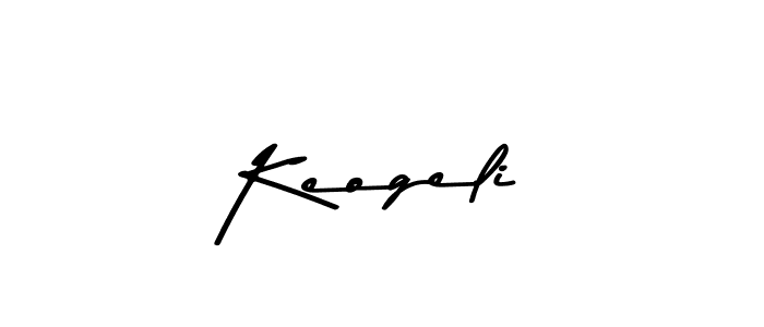 Use a signature maker to create a handwritten signature online. With this signature software, you can design (Asem Kandis PERSONAL USE) your own signature for name Keogeli. Keogeli signature style 9 images and pictures png