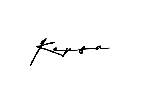 You should practise on your own different ways (Asem Kandis PERSONAL USE) to write your name (Kepsa) in signature. don't let someone else do it for you. Kepsa signature style 9 images and pictures png