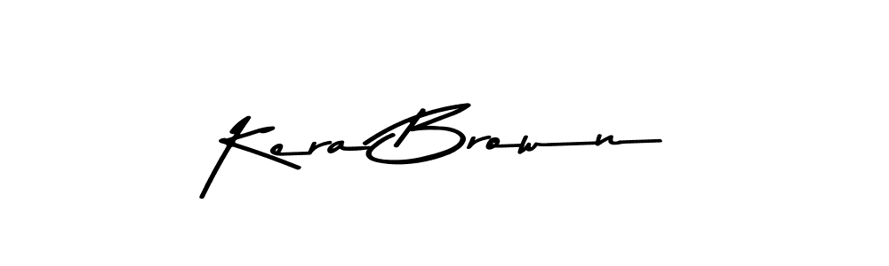 How to make Kera Brown name signature. Use Asem Kandis PERSONAL USE style for creating short signs online. This is the latest handwritten sign. Kera Brown signature style 9 images and pictures png